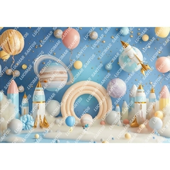FUNDO FOTOGRÁFICO EM MALHA ASTRONAUTA REF. 11864 - comprar online