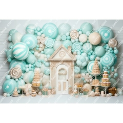 FUNDO FOTOGRÁFICO EM MALHA DOCES REF. 11879 - comprar online