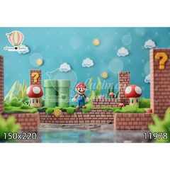 FUNDO FOTOGRÁFICO EM MALHA INFANTIL REF.11978