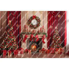 FUNDO FOTOGRÁFICO EM MALHA NATAL REF. 12002 - comprar online