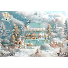 FUNDO FOTOGRÁFICO EM MALHA INFANTIL REF. 12023