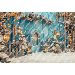 FUNDO FOTOGRÁFICO EM MALHA NATAL REF. 12028 - comprar online