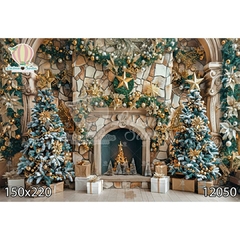 FUNDO FOTOGRÁFICO EM MALHA NATAL REF. 12050