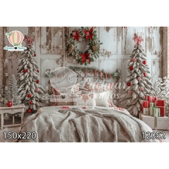 FUNDO FOTOGRÁFICO EM MALHA NATAL REF. 12052