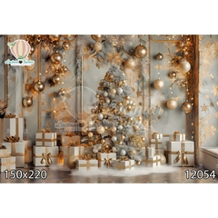 FUNDO FOTOGRÁFICO EM MALHA NATAL REF. 12054