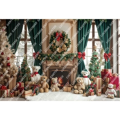 FUNDO FOTOGRÁFICO EM MALHA NATAL REF. 12057 - comprar online