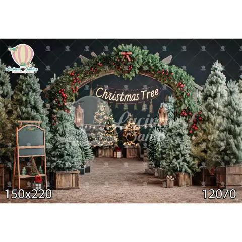 FUNDO FOTOGRÁFICO EM MALHA NATAL REF. 12070 - comprar online