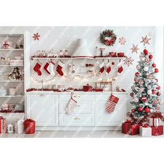FUNDO FOTOGRÁFICO EM MALHA NATAL REF. 12094 - comprar online