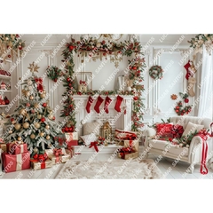 FUNDO FOTOGRÁFICO EM MALHA NATAL REF. 12098 - comprar online