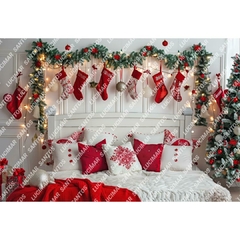 FUNDO FOTOGRÁFICO EM MALHA NATAL REF. 12100 - comprar online