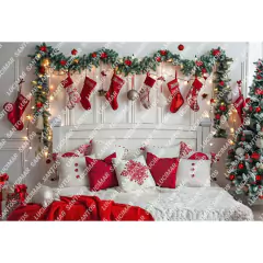 FUNDO FOTOGRÁFICO EM MALHA NATAL REF. 12100 - comprar online