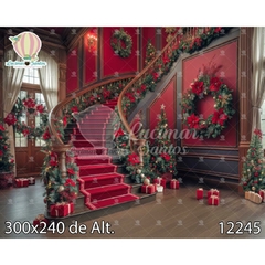 FUNDO FOTOGRÁFICO EM MALHA NATALINO REF. 12245 - comprar online