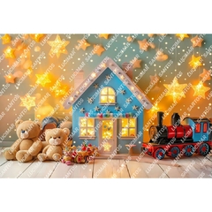 FUNDO FOTOGRÁFICO EM MALHA INFANTIL REF. 12318 - comprar online