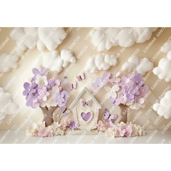 FUNDO FOTOGRÁFICO EM MALHA MENINA REF. 12361 - comprar online