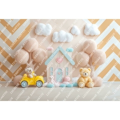 FUNDO FOTOGRÁFICO EM MALHA INFANTIL REF. 12366 - comprar online