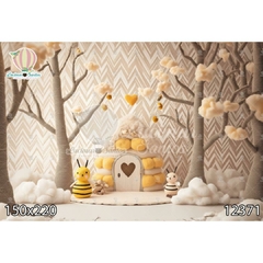 FUNDO FOTOGRÁFICO EM MALHA INFANTIL REF. 12371