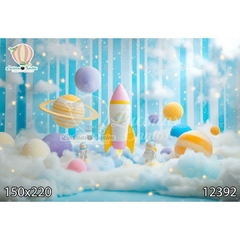 FUNDO FOTOGRÁFICO EM MALHA ASTRONAUTA REF. 12392
