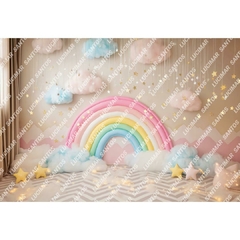 FUNDO FOTOGRÁFICO EM MALHA ARCO ÍRIS REF. 12401 - comprar online