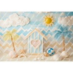 FUNDO FOTOGRÁFICO EM MALHA VERÃO REF. 12407 - comprar online