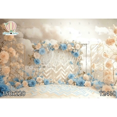 FUNDO FOTOGRÁFICO EM MALHA FLORAL REF. 12410