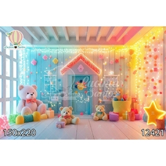 FUNDO FOTOGRÁFICO EM MALHA INFANTIL REF. 12421