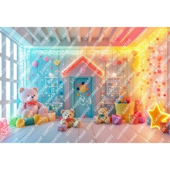 FUNDO FOTOGRÁFICO EM MALHA INFANTIL REF. 12421 - comprar online