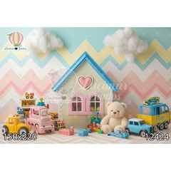 FUNDO FOTOGRÁFICO EM MALHA BRINQUEDOS REF. 12424