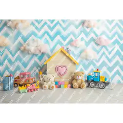 FUNDO FOTOGRÁFICO EM MALHA INFANTIL REF. 12425 - comprar online