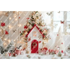 FUNDO FOTOGRÁFICO EM MALHA NATALINO REF. 12433 - comprar online