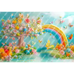 FUNDO FOTOGRÁFICO EM MALHA INFANTIL REF. 12536 - comprar online