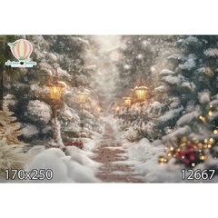 FUNDO FOTOGRÁFICO EM MALHA NATALINO REF. 12667 na internet