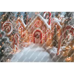 FUNDO FOTOGRÁFICO EM MALHA NATALINO REF. 12733 - comprar online