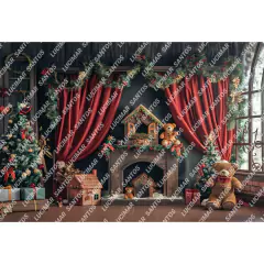 FUNDO FOTOGRÁFICO EM MALHA NATALINO REF. 13039 - comprar online