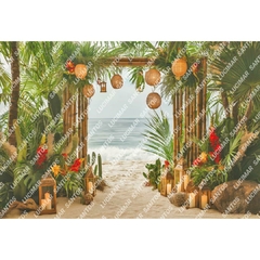 FUNDO FOTOGRÁFICO EM MALHA VERÃO REF. 13083 - comprar online