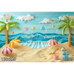 FUNDO FOTOGRÁFICO EM MALHA VERÃO REF. 13105 - comprar online