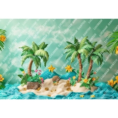 FUNDO FOTOGRÁFICO EM MALHA VERÃO REF. 13122 - comprar online