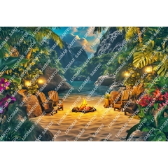 FUNDO FOTOGRÁFICO EM MALHA VERÃO REF. 13132 - comprar online