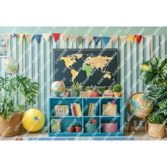 FUNDO FOTOGRÁFICO EM MALHA ESCOLAR REF. 13150 - comprar online