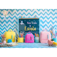 FUNDO FOTOGRÁFICO EM MALHA ESCOLAR REF. 13158