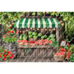 FUNDO FOTOGRÁFICO EM MALHA FRUTAS REF. 13208 - comprar online