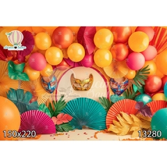 FUNDO FOTOGRÁFICO EM MALHA CARNAVAL REF. 13280