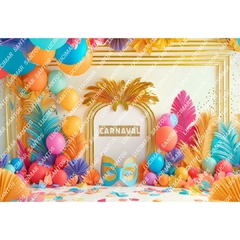 FUNDO FOTOGRÁFICO EM MALHA CARNAVAL REF. 13286 - comprar online