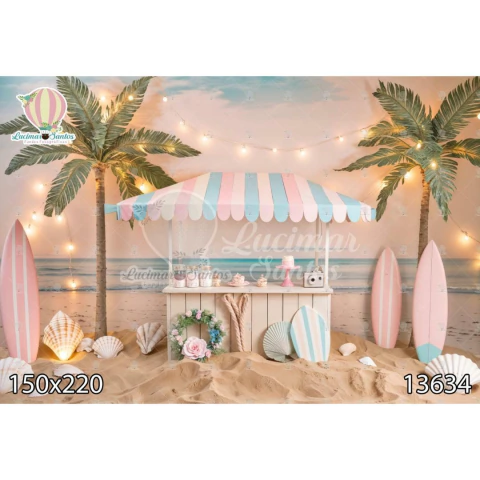 FUNDO FOTOGRÁFICO EM MALHA PRAIA REF. 13634