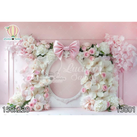 FUNDO FOTOGRÁFICO EM MALHA JARDIM MENINA REF. 13801 - comprar online