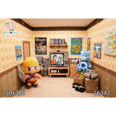 FUNDO FOTOGRÁFICO EM MALHA INFANTIL REF. 16342