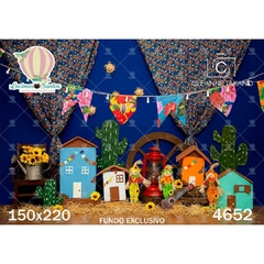 FUNDO FOTOGRÁFICO EM MALHA JUNINO REF. 4652 - comprar online