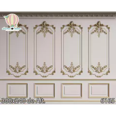 FUNDO FOTOGRÁFICO EM MALHA BOISERIE REF. 4833 - comprar online