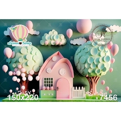 FUNDO FOTOGRÁFICO EM MALHA MENINA REF. 7456 - comprar online