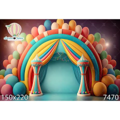 FUNDO FOTOGRÁFICO EM MALHA INFANTIL REF. 7470 - comprar online