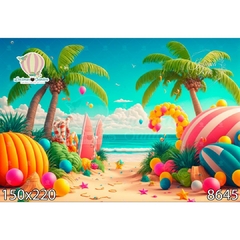 FUNDO FOTOGRÁFICO EM MALHA INFANTIL REF. 8645 - comprar online